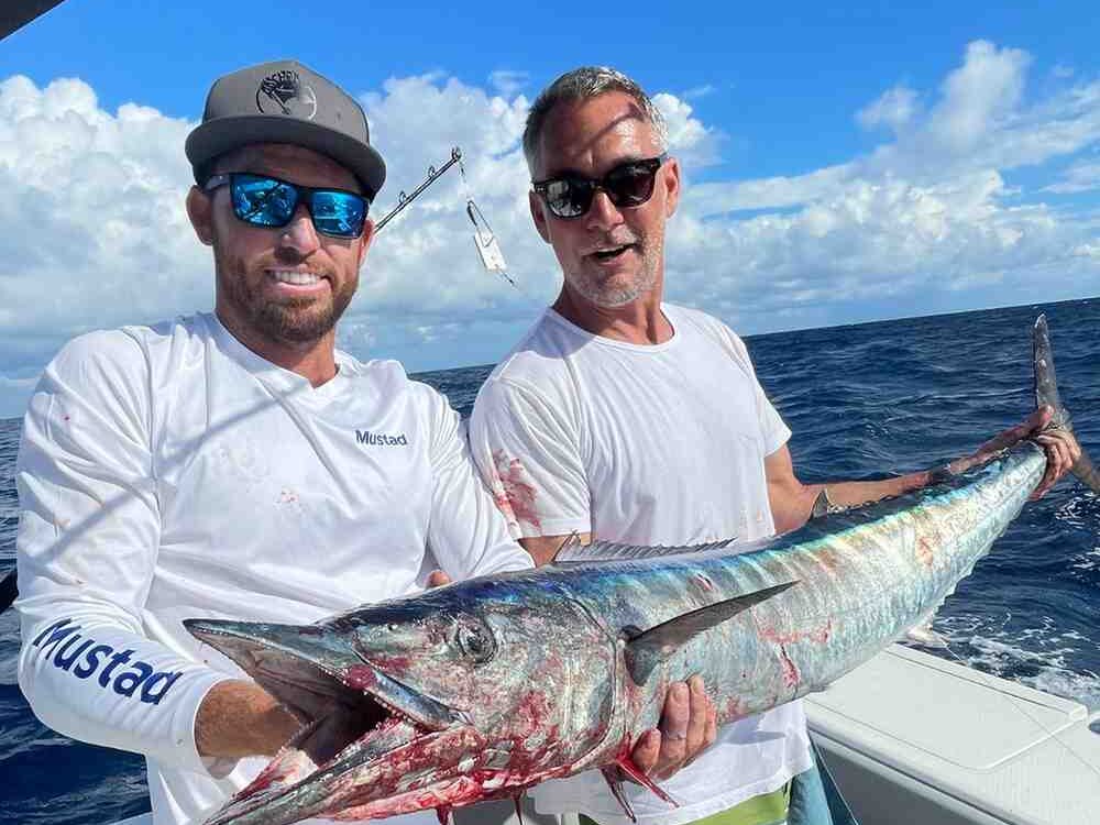 bimini fishing charter wahoo catch e1749756395129 Reel Guides Successful wahoo catch on a deep sea Bimini fishing trip